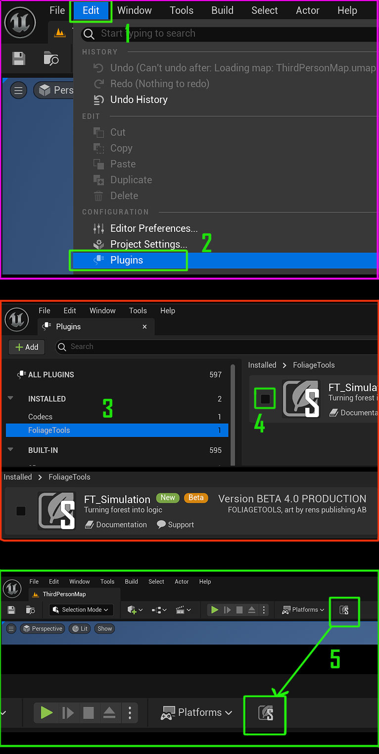 FT Simulation UI